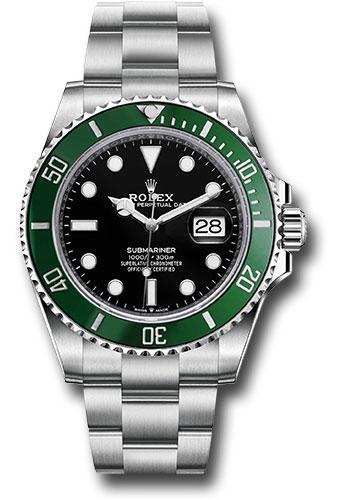 Rolex Steel Submariner Date Watch - The Starbucks - Green Bezel - Black Dial -  - 126610LV