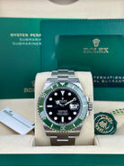 Rolex Steel Submariner Date Watch - The Starbucks - Green Bezel - Black Dial -  - 126610LV