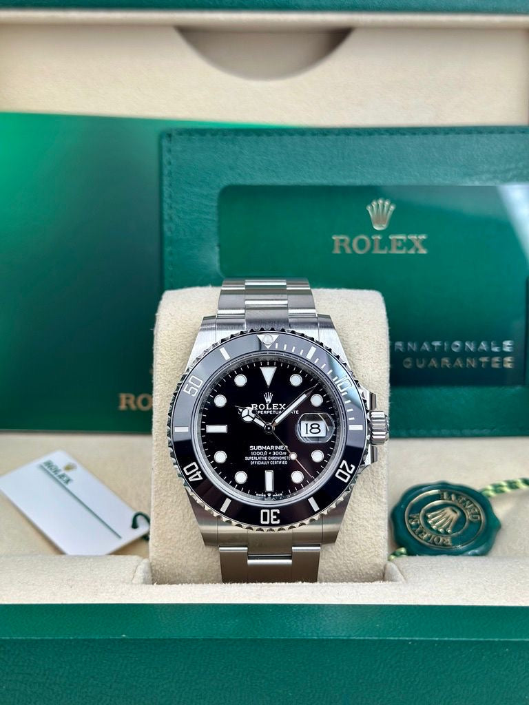 Rolex Steel Submariner Date Watch - Black Bezel - Black Dial 126610LN