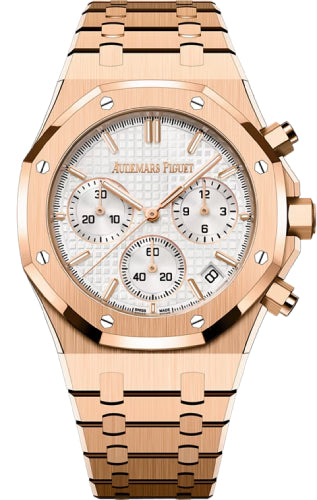 Audemars Piguet Royal Oak Chronograph "50th Anniversary" 41mm Rose Gold Silver Dial - 26240OR.OO.1320OR.03