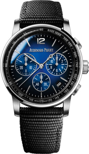 Audemars Piguet Code 11.59 Chronograph 41mm White Gold Blue Dial - 26393BC.OO.A002KB.01