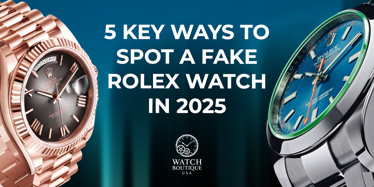 5 Key Ways to Spot a Fake Rolex Watch in 2025