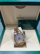 Rolex Sky Dweller 42 White Dial Rose Gold Oyster Mens Watch 336935
