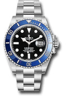 Rolex White Gold Submariner Date Watch - The Blueberry - Blue Bezel - Black Dial - 2020 Release - 126619LB