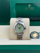 Rolex Oyster Perpetual 28 Pistachio Green Dial Oyster bracelet - 276200 - 2025