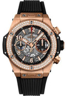 Hublot Big Bang Unico King Gold Diamonds 42mm Watch - 42 mm - Black Skeleton Dial-441.OX.1180.RX.1104