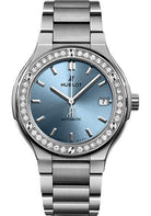 Hublot Classic Fusion Titanium Light Blue Watch-568.NX.891L.NX.1204