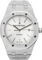 Audemars Piguet Royal Oak 41mm Selfwinding Stainless Steel Silver Dial Watch - 15400ST.OO.1220ST.02