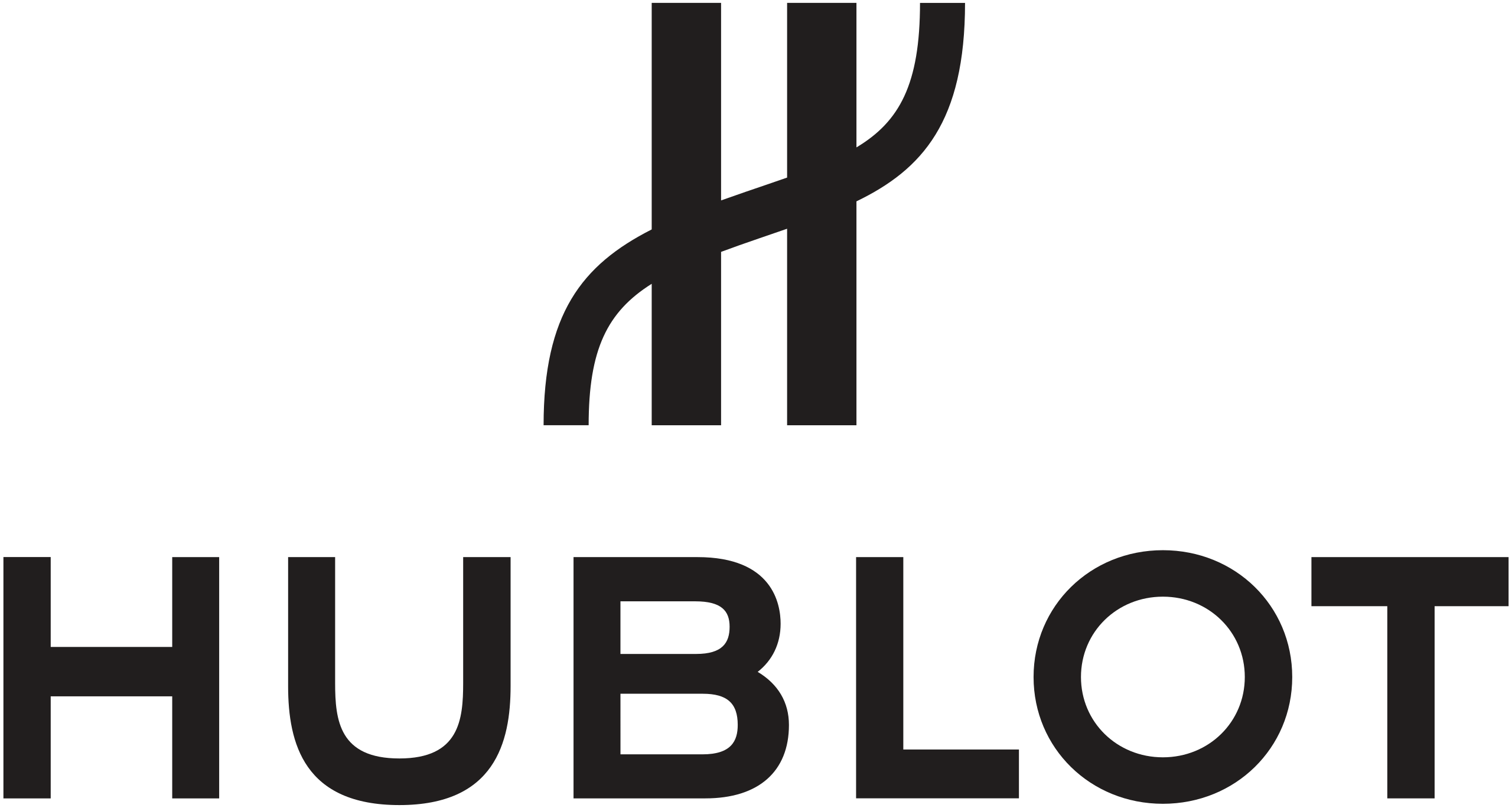 Hublot logo in black 
