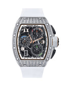 Richard Mille Lifestyle Flyback Chronograph White Gold & Medium Set Diamonds RM 72-01 - BRAND NEW