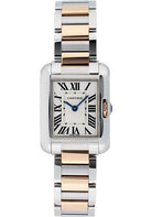Cartier Tank Anglaise Watch - Small Steel And Pink Gold Case - W5310036