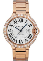Cartier Ballon Bleu de Cartier Watch - Large Pink Gold Case - Diamond Bezel - WE9008Z3