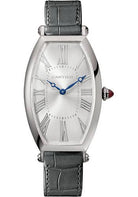 Cartier Tonneau Watch - 46.3 mm Platinum Case - Gray Alligator Strap - WGTN0005