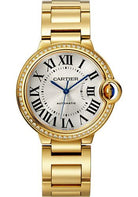 Cartier Ballon Bleu de Cartier Watch - 36 mm Yellow Gold Case - Diamond Bezel - WJBB0043