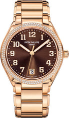 Patek Philippe Twenty~4 Ladies Rose Gold Brown Sunburst | 7300/1200R-001