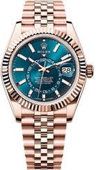 Rolex Sky-Dweller 42mm Blue Dial Fluted Bezel Jubilee Bracelet - 336935 |