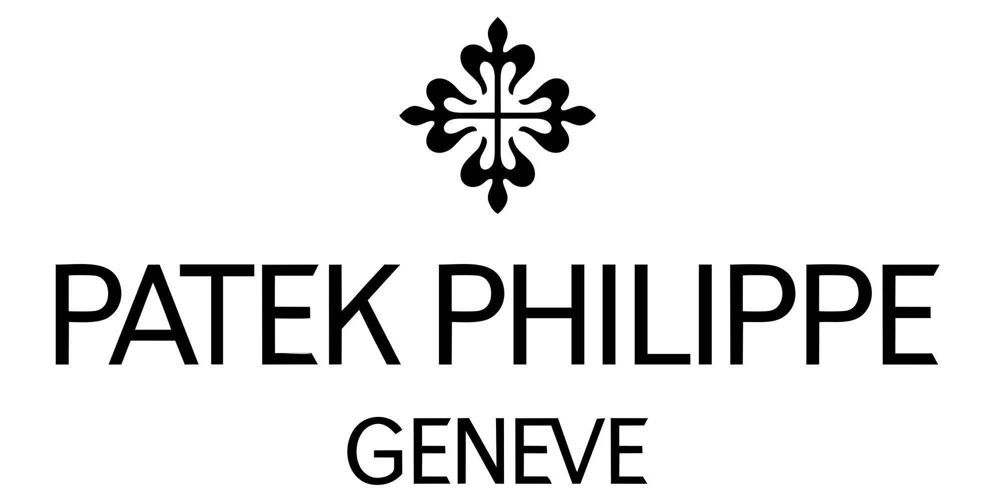 Solid black Patek Philippe logo