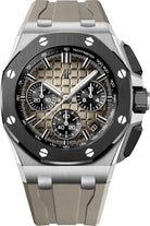 Audemars Piguet Royal Oak Offshore 43mm Chronograph Stainless Steel Ceramic Taupe Brown Dial - 26420SO.OO.A600CA.01