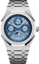 Audemars Piguet Royal Oak 41 mm Perpetual Calendar Switzerland Edition Platinum Ice Blue Dial - 26574PT.OO.1220PT.01