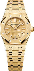 Audemars Piguet Royal Oak 23mm Mini Frosted Gold Quartz Yellow Gold Dial | 67630BA.GG.1312BA.01