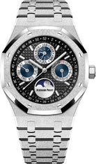Audemars Piguet Royal Oak 41 mm Frosted Gold Perpetual Calendar "Japan" Black Dial - 26574BC.GG.1224BC.01
